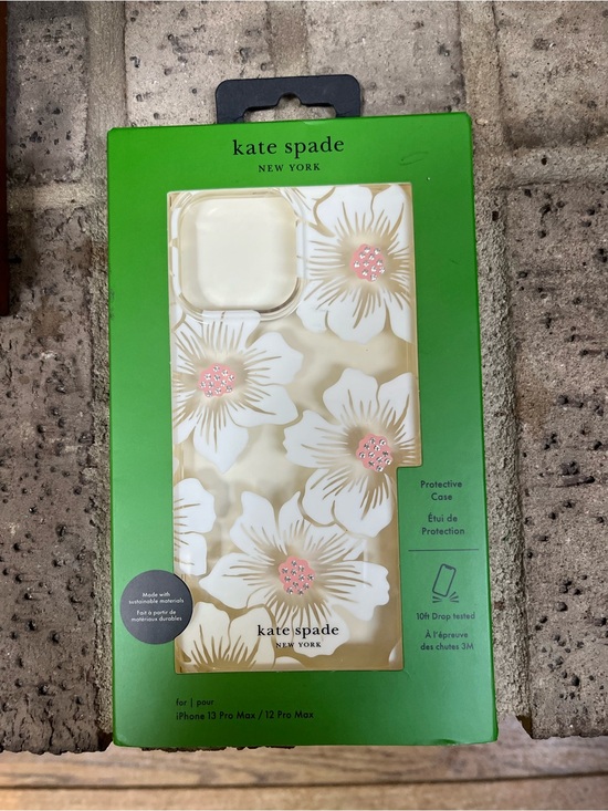 kate Spade Other - Kate Spade New York iPhone 13 Pro Max case Floral White & Pink